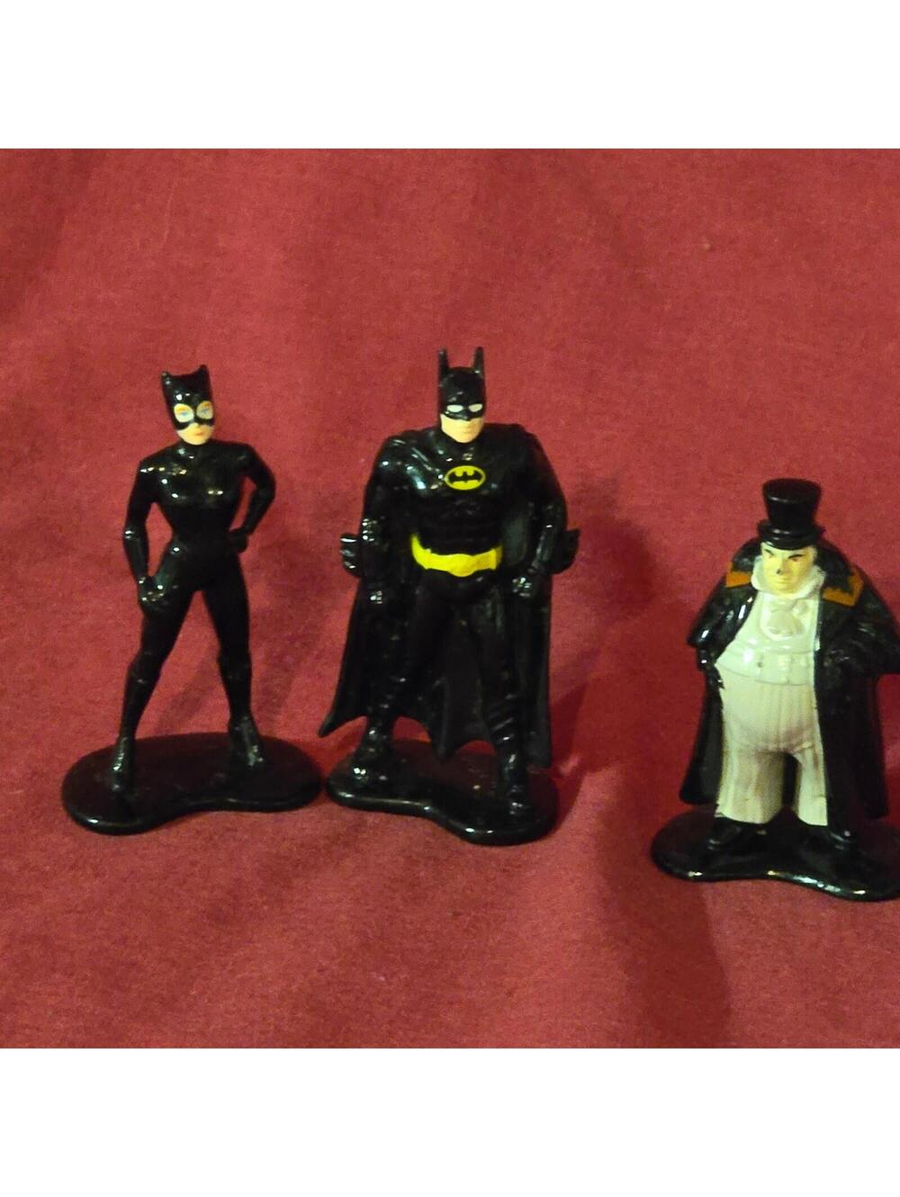 Batman Returns Die-cast Batman Figure Ertl 1992 Lot Of 3